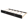 Full Over Full Bunk Bed With Twin Size Trundle And Staircase - Espresso