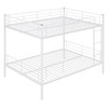 Full Over Full Metal Bunk Bed - White