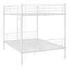 Full Over Full Metal Bunk Bed - White
