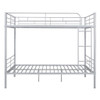 Full Over Full Metal Bunk Bed - Sliver