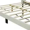 Queen Size Upholstered Platform Bed - Beige