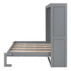 Queen Size, Murphy Wall Bed - Gray