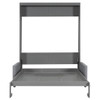 Queen Size Murphy Wall Bed With Cushion - Gray