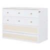 Full Size Murphy Bed With Large Drawers And Stylish Design - White
