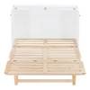 Full Size Murphy Bed With Large Drawers And Stylish Design - White