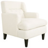 Upholstered Accent Chair Tufted Armchair For Living Room - Beige