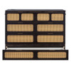 Full Size Murphy Bed With Large Drawers And Elegant Design - Espresso