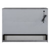 Full Size Murphy Bed With Large Drawers And Stylish Design - Gray