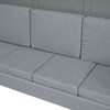 Queen Size Murphy Wall Bed With Sofa - Gray