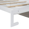 Queen Size Murphy Wall Bed With Sofa - White