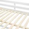 Full Over Full Bunk Bed With Ladder - White