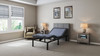 Bt2000 - Twin Adjustable Bed Base With Full-Range Positions Adjustment - Blue / Gray