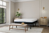 Copper Lux - 12" Queen Soft Memory Foam Mattress With Phase Change Cooling Fabric - White / Gray