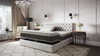 Copper Lux Hybrid - 14" Split Top Queen Mattress With Copper Infused Contouring Memory Comfort Layer And Supportive Coil System - Black / Gray