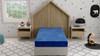 Kids Pedic - 7" Full Waterproof Protection Mattress - Blue