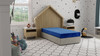 Kids Pedic - 7" Full Waterproof Protection Mattress - Blue