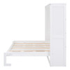 Full Size Murphy Wall Bed - White