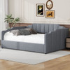 Full Size Modern Upholstered Daybed With Underneath Storage - Gray