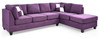 Malone - Sectional - Purple