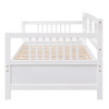 Twin Size Modern Daybed, Multifunctional - White