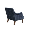 Button Tufted Accent Chair Vintage - Navy