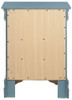 Louis Phillipe - 3 Drawer Nightstand - Teal