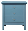 3 Drawer Nightstand - Teal