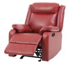 Ward - Rocker Recliner - Red