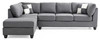 Malone - Versatile Sectional - Gray