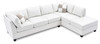 Malone - Sectional - White