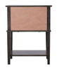 Vibrant Contemporary Nightstand - Gray