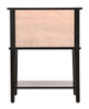 Vibrant Contemporary Nightstand - Black
