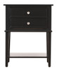 Vibrant Contemporary Nightstand - Black
