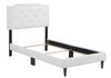 Deb - Twin Bed - White