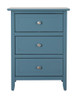 Daniel - Transitional Nightstand - Teal