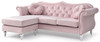 Hollywood - Sofa Chaise - Pink