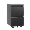 Metal Drawer Mobile File Cabinet With Lock For Home Office Organizer