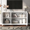 TV Stand For TVs Up To 65", Modern Entertainment Center Media Console Cabinet With 2 Spacious Storage Space