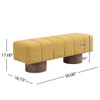 Upholstered Entryway Bench Ottoman