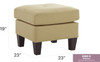 Charming Casual Ottoman - Beige