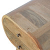 Circular Nightstand - Oak