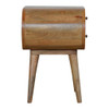 Circular Nightstand - Oak