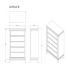 Adalid - Chest With LED Lighting - White