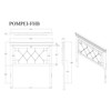 Shaker - Full Bed With LED Lighting And Crystal Inspired Tufted Headboard - White
