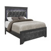 Shaker - Full Bed With LED Lighting And Tufted Headboard - Metallic Gray