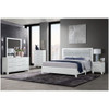 Omoda - 5 Pieces Full Bedroom Set With LED Accent Lighting - White