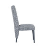 Stacey - Dining Chair With Extended Back (Set of 2) - Gray / White
