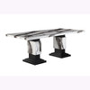 Stacey - Dining Table Set - Black / White