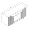 Alessia - Fireplace With 15 Temperature Settings - White
