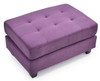Vibrant Contemporary Ottoman - Purple